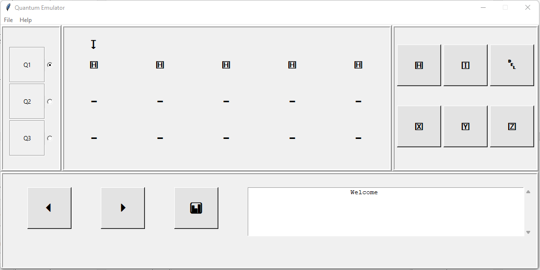 showing a one line program