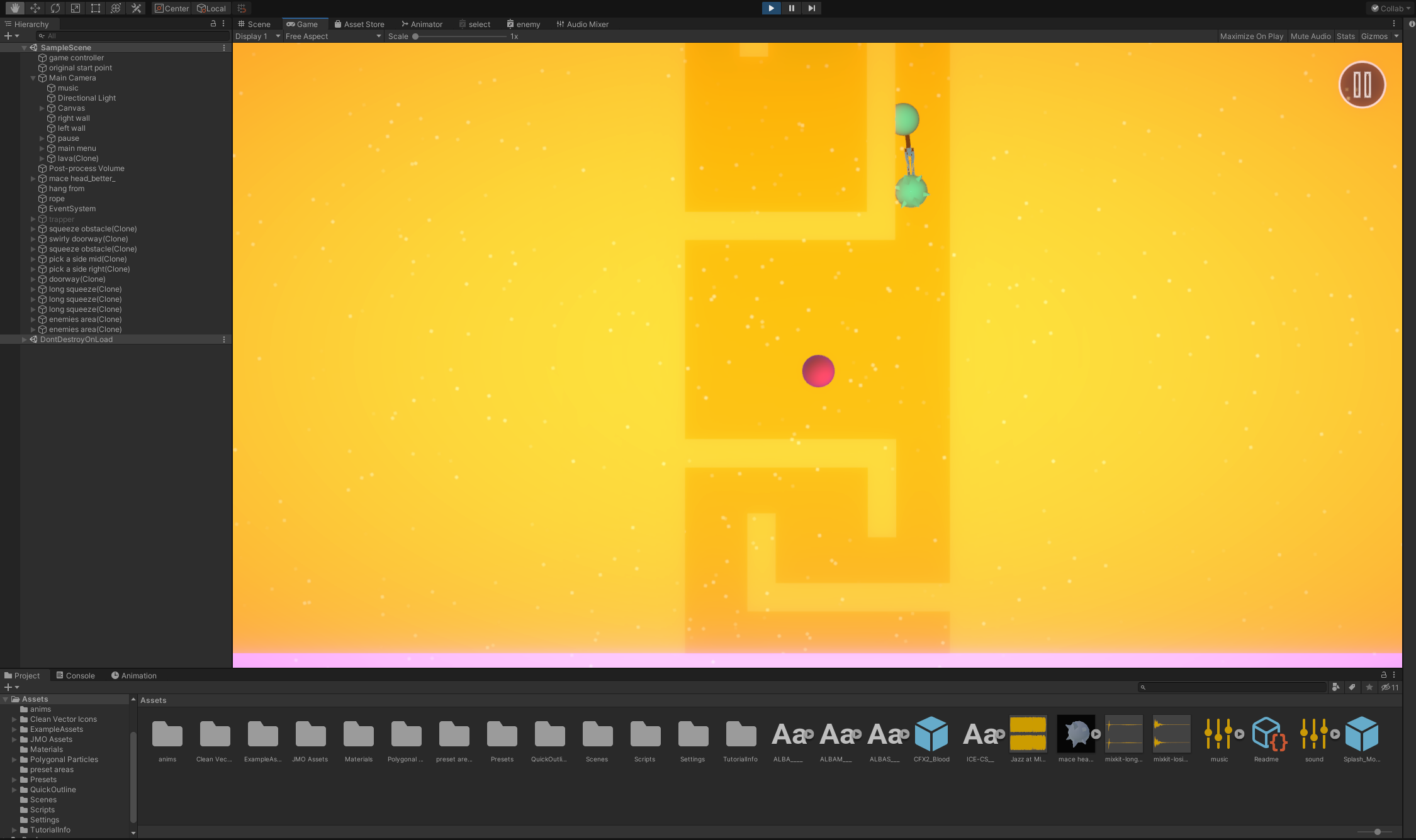 Plain UI of emulator